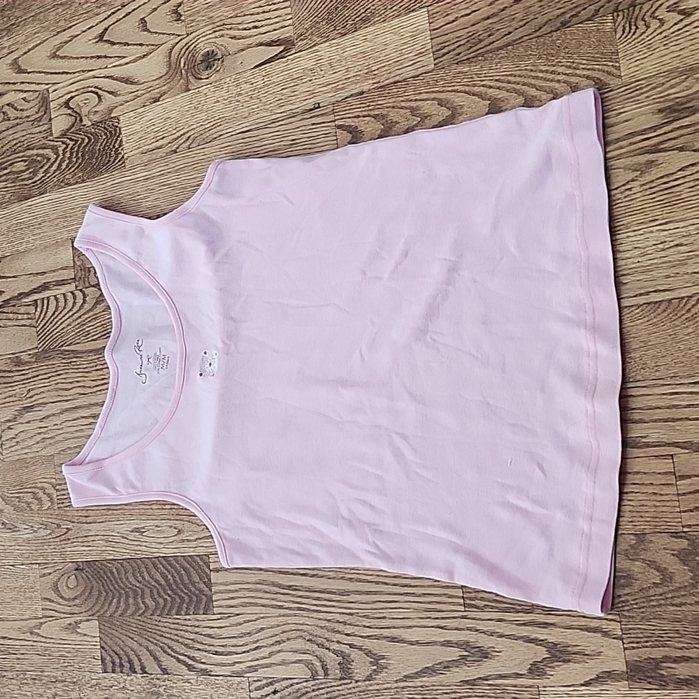 (M) Jasmine Rose Intimated 100% Cotton Pastel Light Tank Top Sleepwear